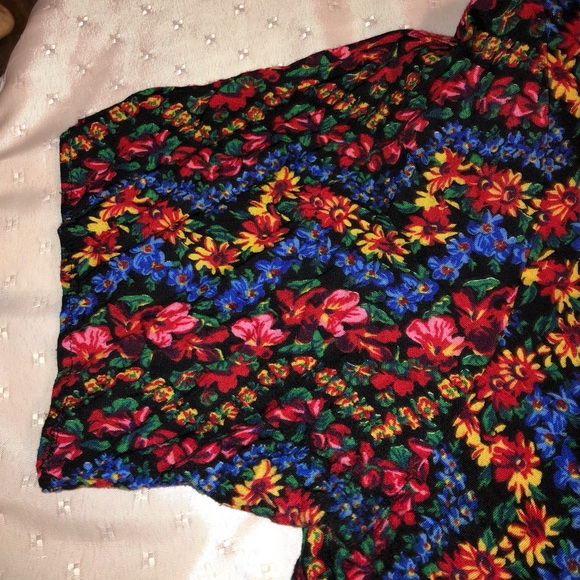 Vintage Stefano World Wide floral tunic. Short sleeves. - Picture 6 of 7